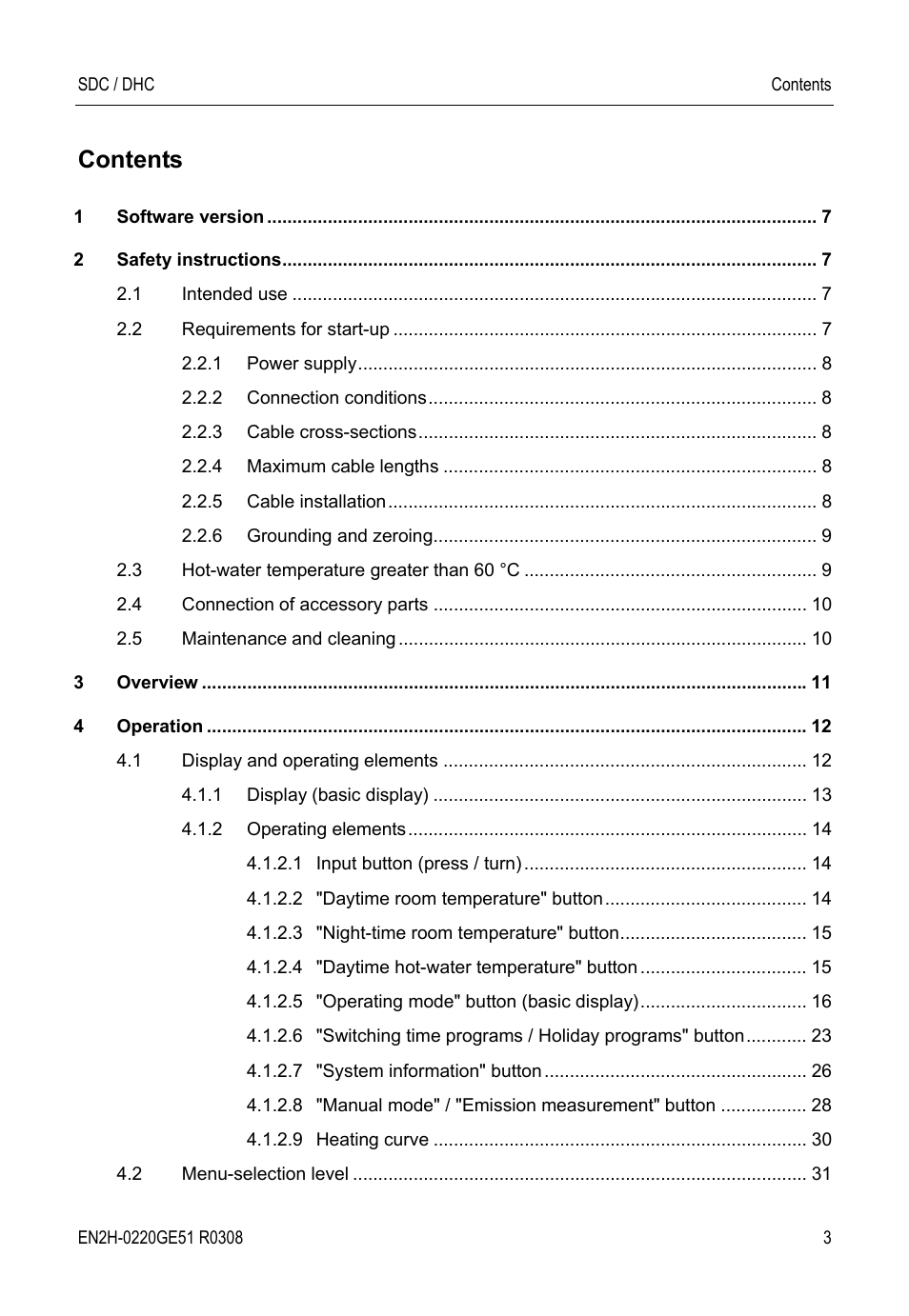 Honeywell SDC User Manual | Page 3 / 64