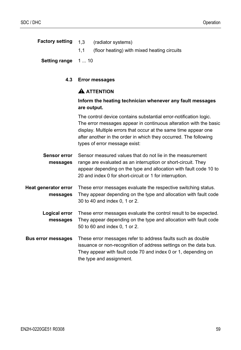 Honeywell SDC User Manual | Page 59 / 64