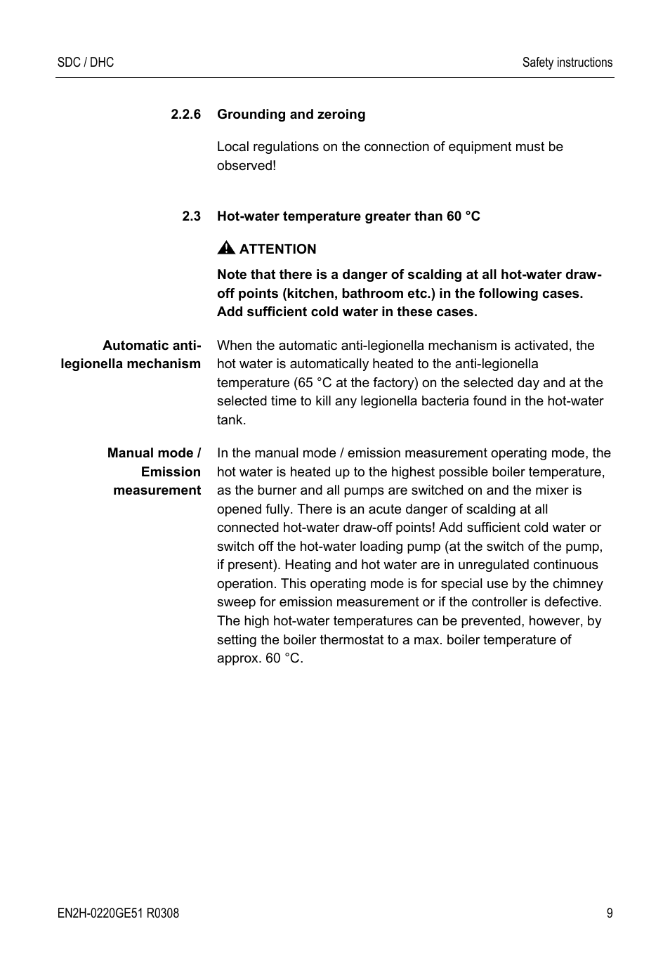 Honeywell SDC User Manual | Page 9 / 64