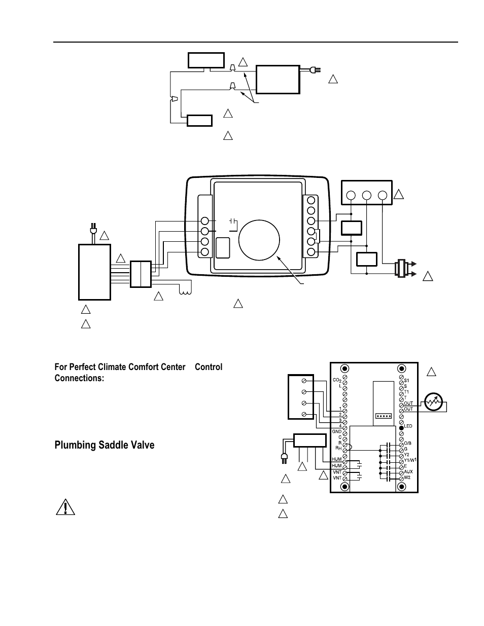 Caution, 3oxpelqj6dggoh9doyh, He360a,b powered flow-through humidifier | Honeywell HE360A User Manual | Page 5 / 12