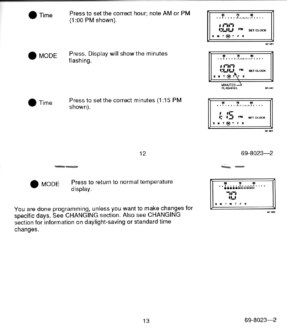 Honeywell MAGIC STAT CT3100 User Manual | Page 8 / 15