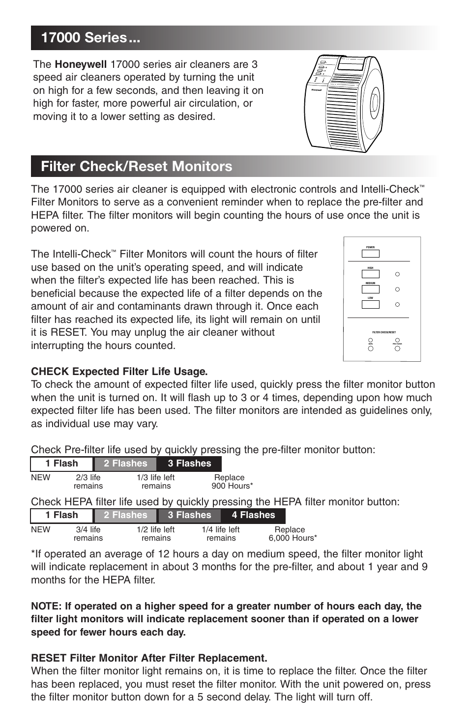 Honeywell 17000 User Manual | Page 4 / 7