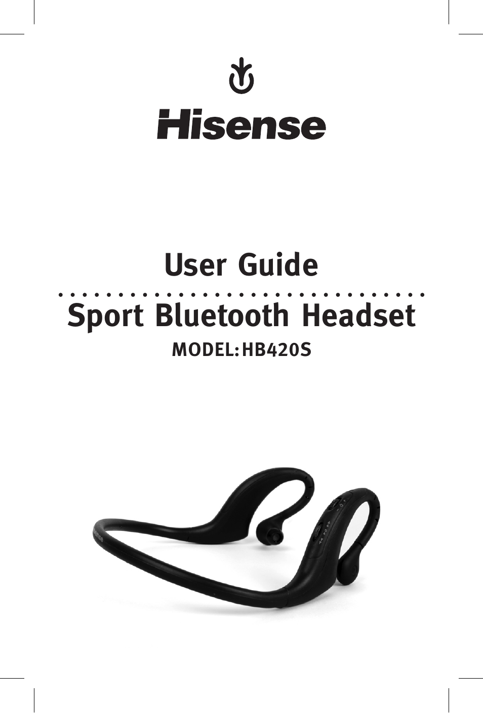 Hisense SPORT HB420S User Manual | 11 pages