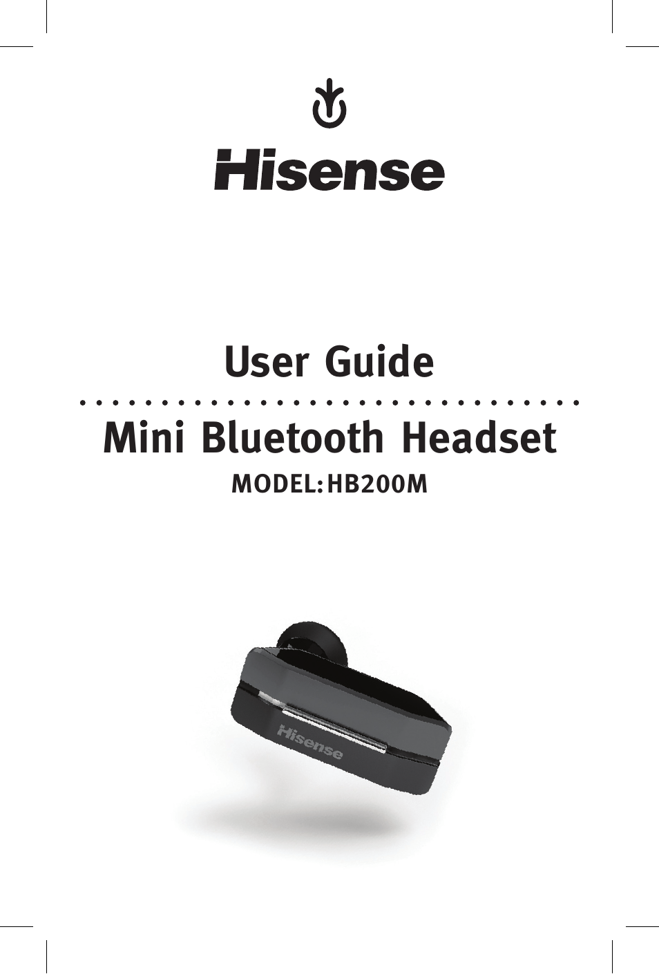 Hisense HB200M User Manual | 11 pages