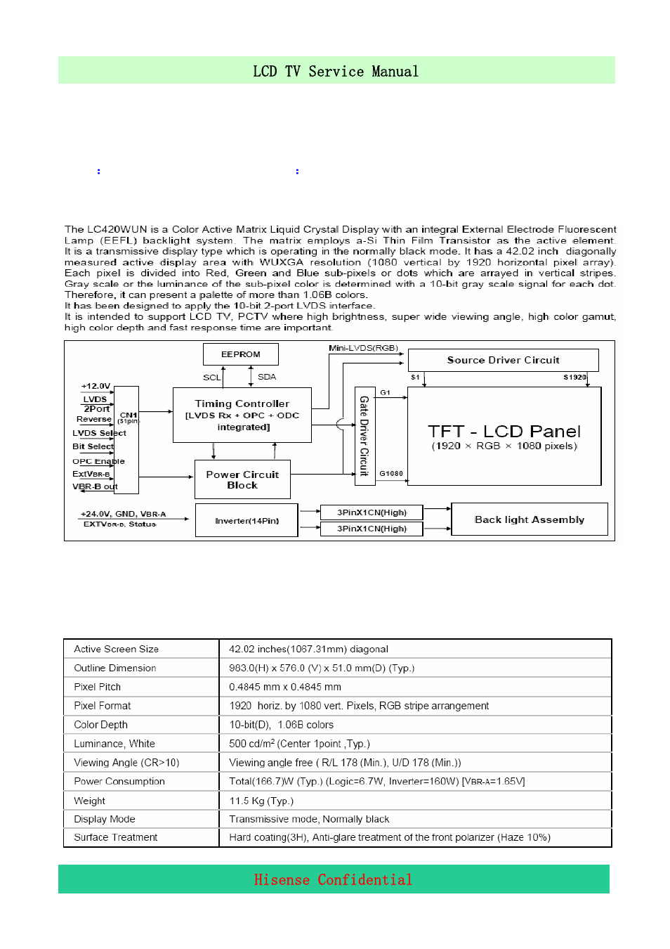 Hisense LCD47P69P User Manual | Page 13 / 51