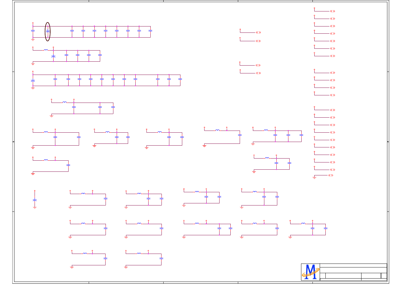 Bypass caps arround mt8222 ), Mediatek (shenzhen) inc, Mediatek confidential | Mt8222 bypass caps jiu.ni, Hisense_mt8222_eu | Hisense LCD47P69P User Manual | Page 42 / 51