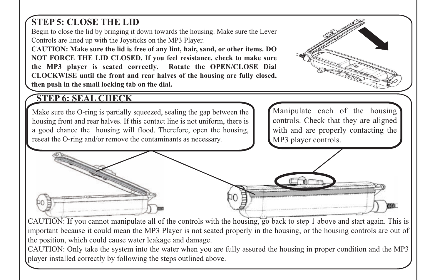X-1 (H2O Audio) Oceanic DV Series User Manual | Page 11 / 18
