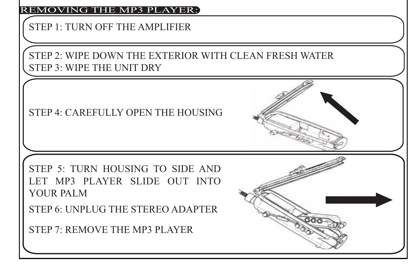 X-1 (H2O Audio) Oceanic DV Series User Manual | Page 13 / 18