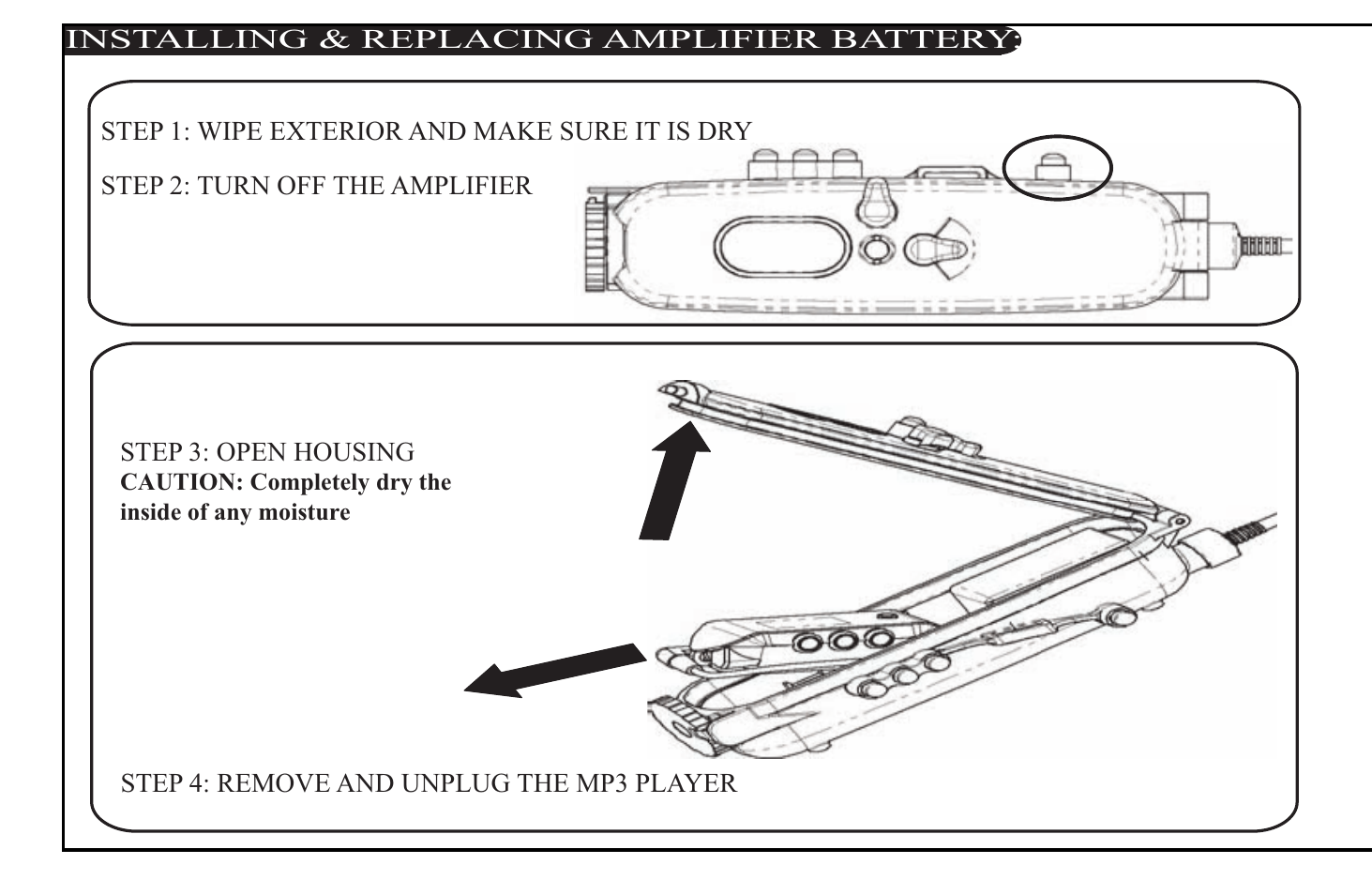 X-1 (H2O Audio) Oceanic DV Series User Manual | Page 9 / 18