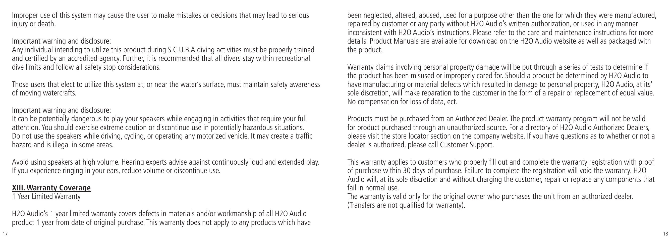 X-1 (H2O Audio) iDive 300 for iPod User Manual | Page 11 / 14