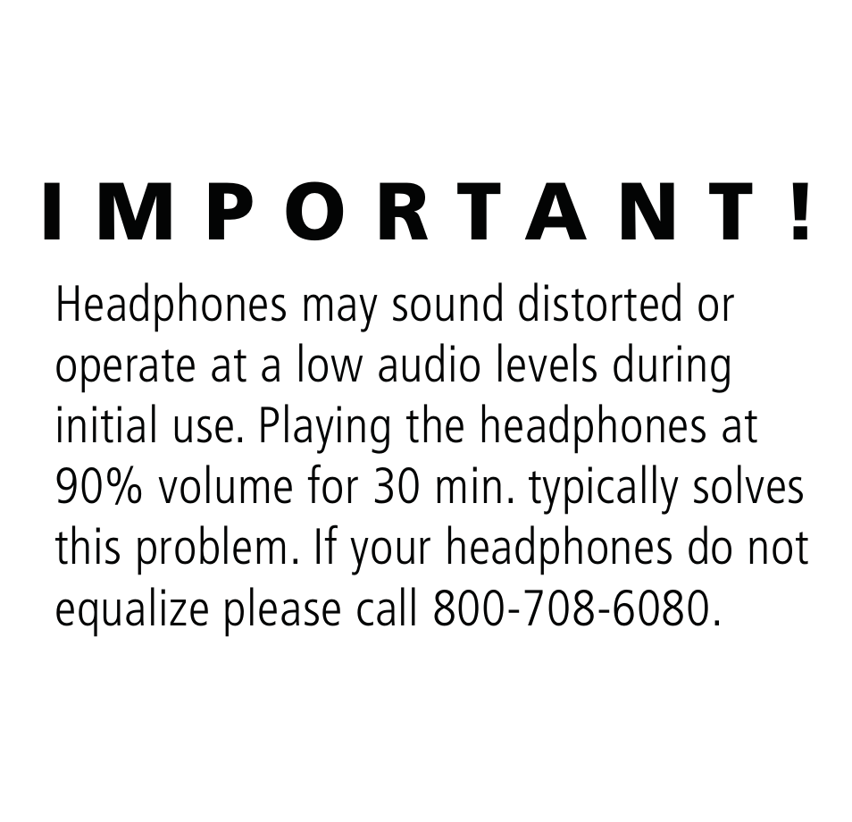 X-1 (H2O Audio) Interval Waterproof Headphone System User Manual | 4 pages