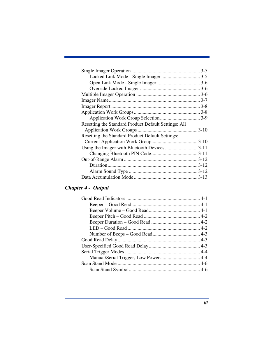 Hand Held Products 4620 User Manual | Page 11 / 248