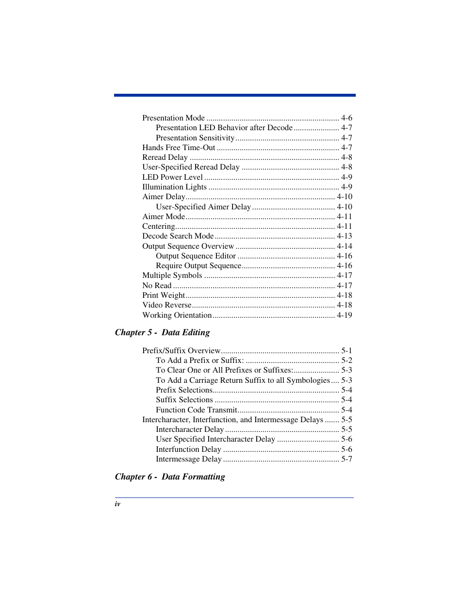 Hand Held Products 4620 User Manual | Page 12 / 248