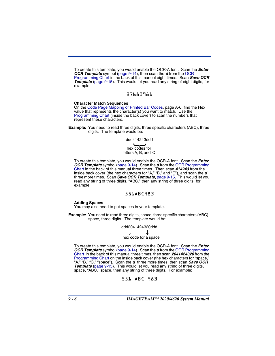 Hand Held Products 4620 User Manual | Page 170 / 248