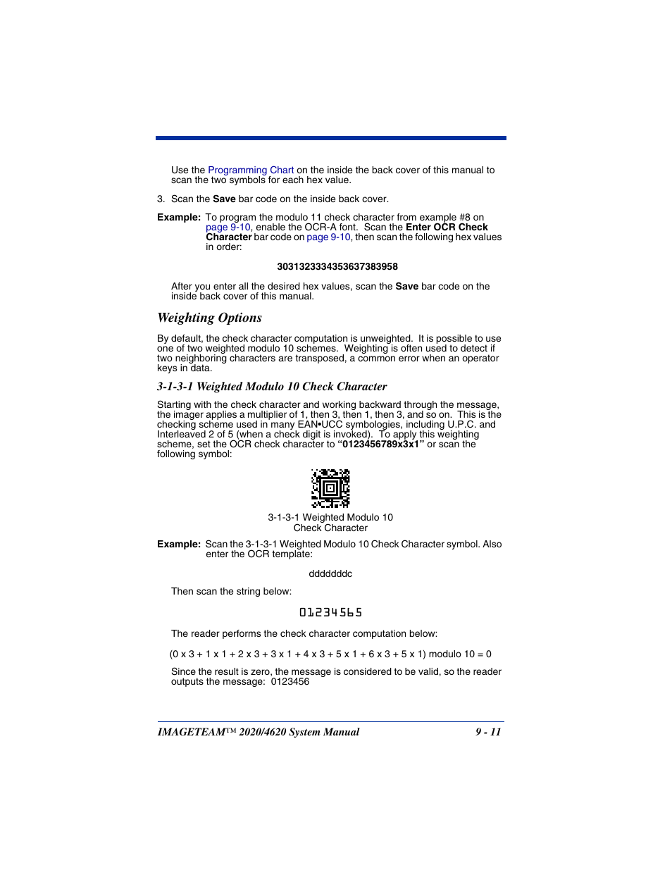 Weighting options, Weighting options -11 | Hand Held Products 4620 User Manual | Page 175 / 248