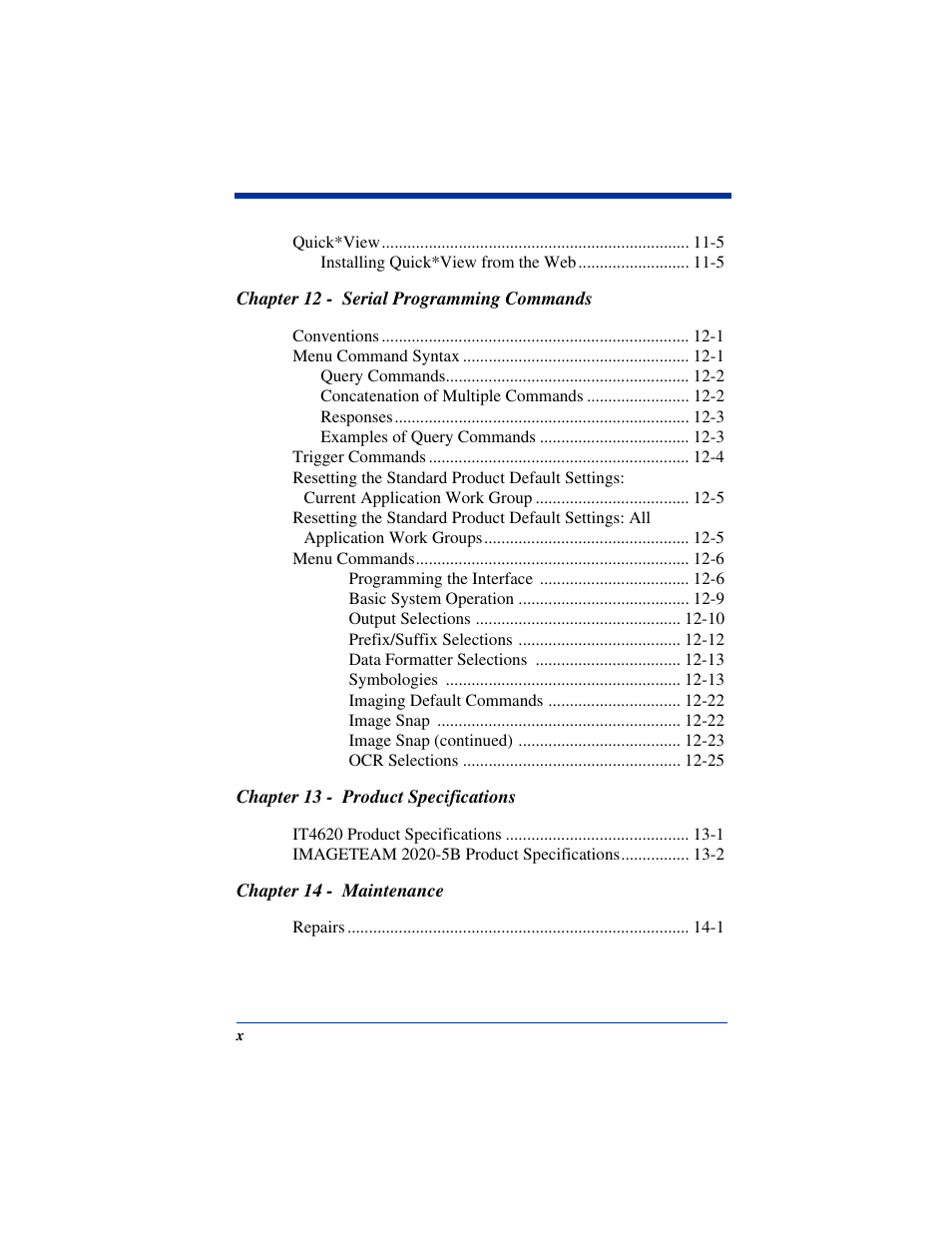 Hand Held Products 4620 User Manual | Page 18 / 248