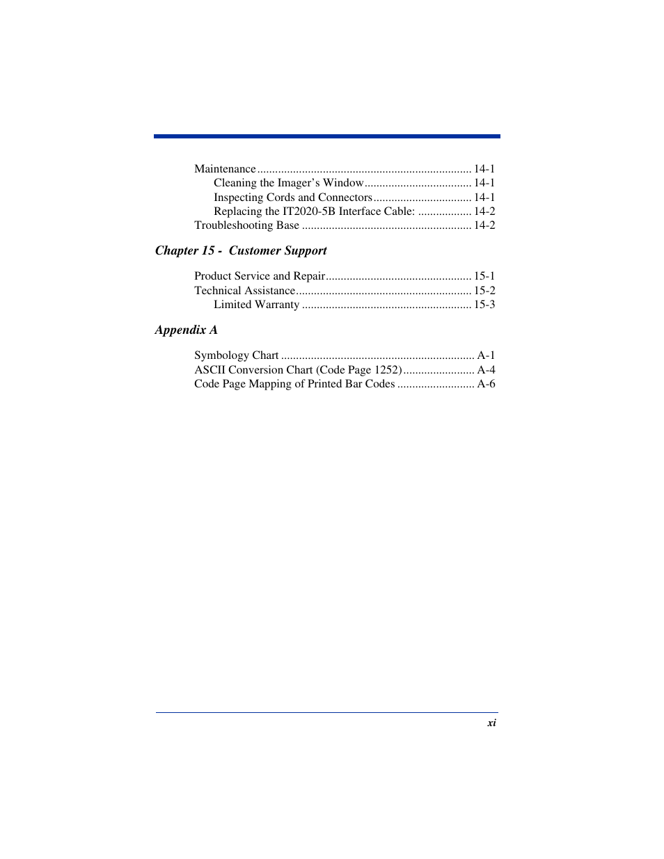 Hand Held Products 4620 User Manual | Page 19 / 248