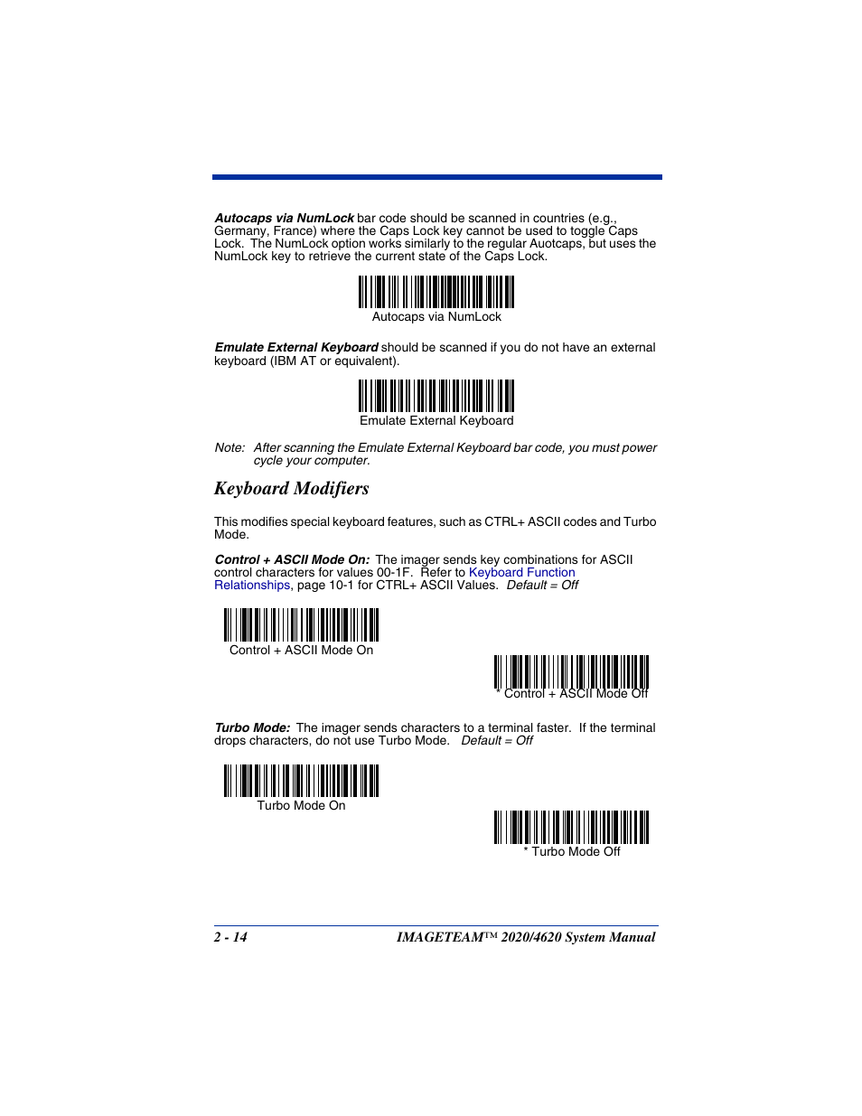 Keyboard modifiers, Keyboard modifiers -14 | Hand Held Products 4620 User Manual | Page 44 / 248