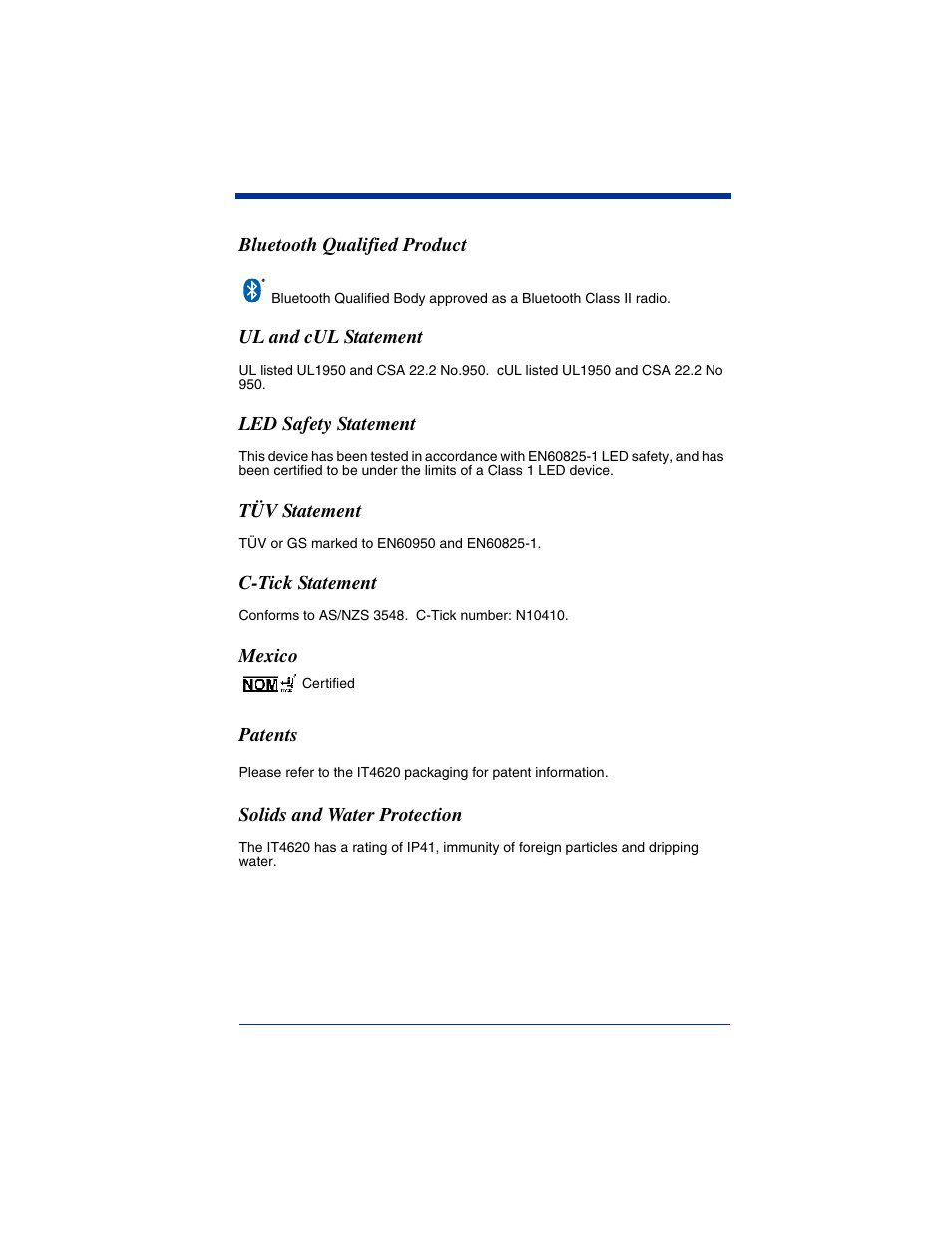 Hand Held Products 4620 User Manual | Page 6 / 248