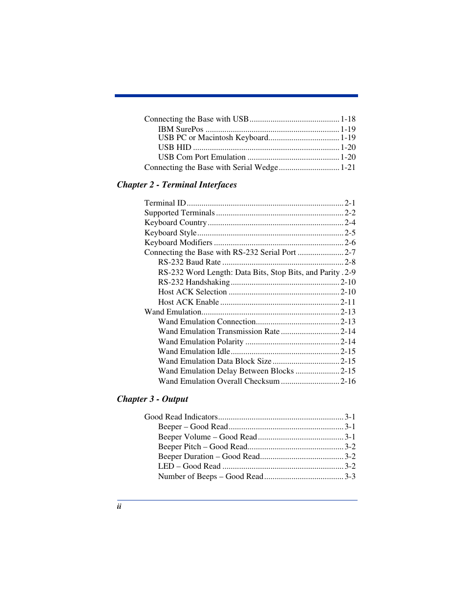 Hand Held Products 2020/5620 User Manual | Page 10 / 168