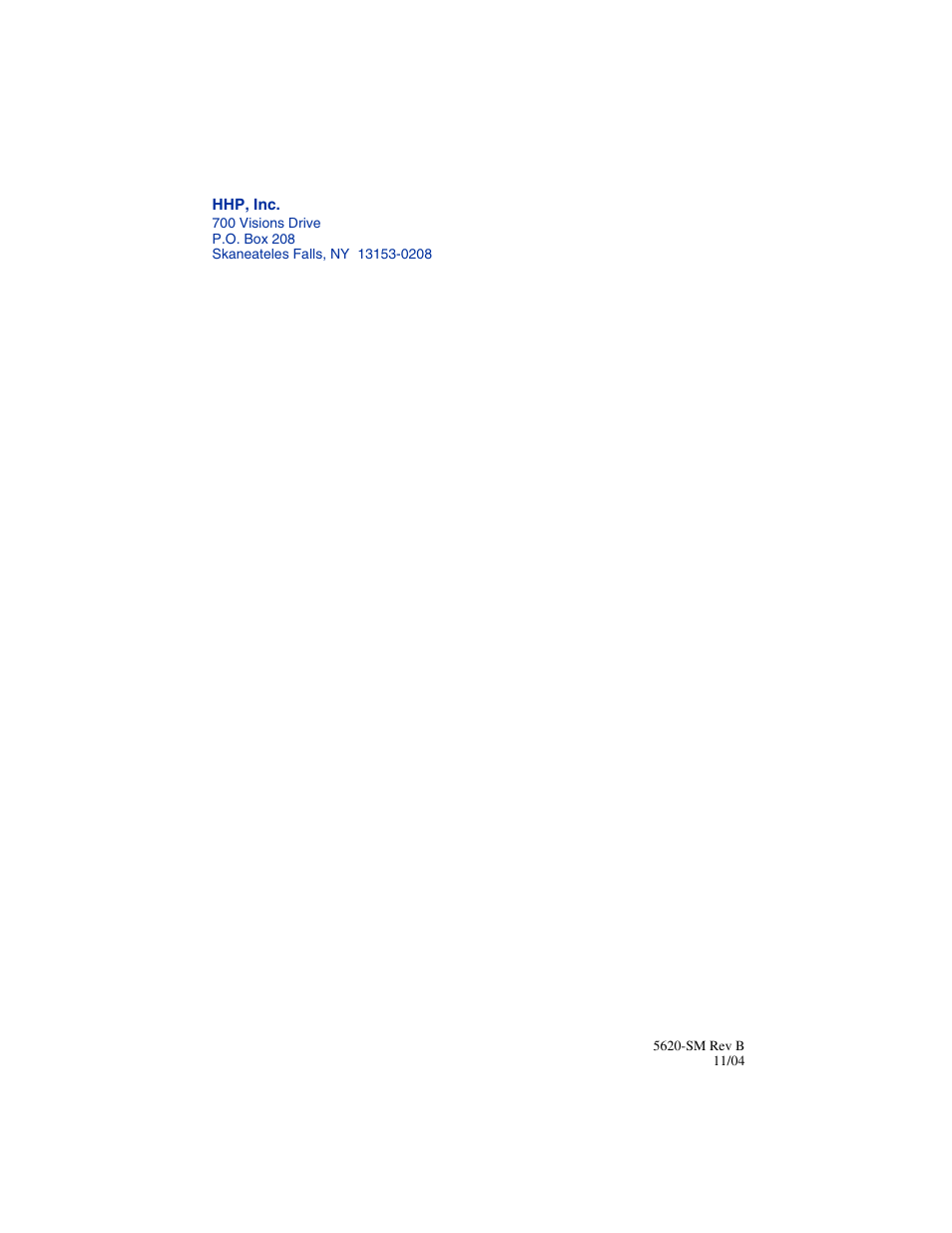 Hand Held Products 2020/5620 User Manual | Page 168 / 168