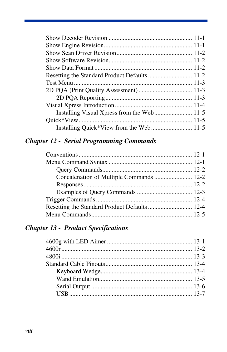 Hand Held Products 4600g User Manual | Page 14 / 234