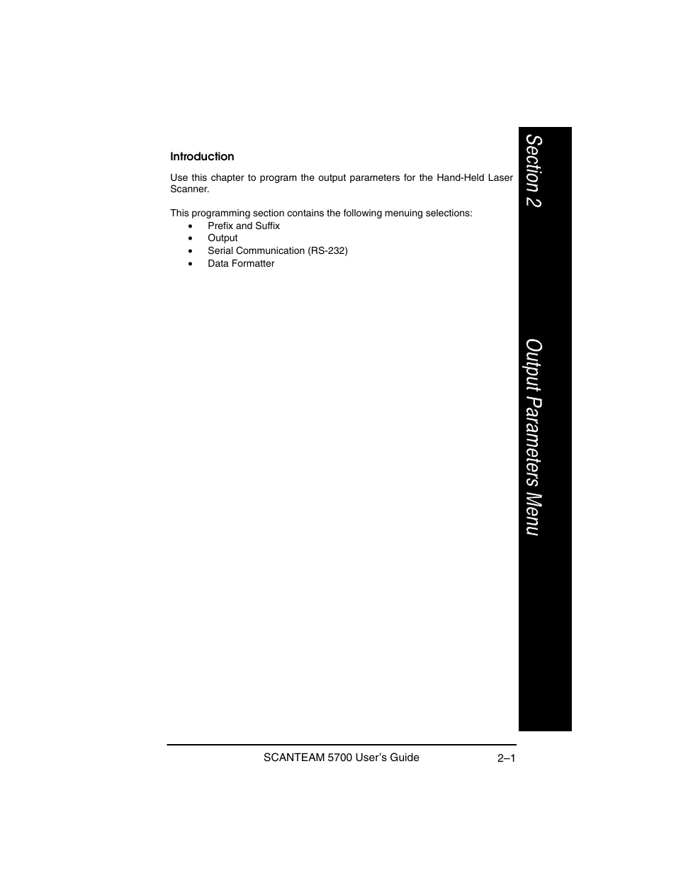 Hand Held Products 5700 User Manual | Page 25 / 100