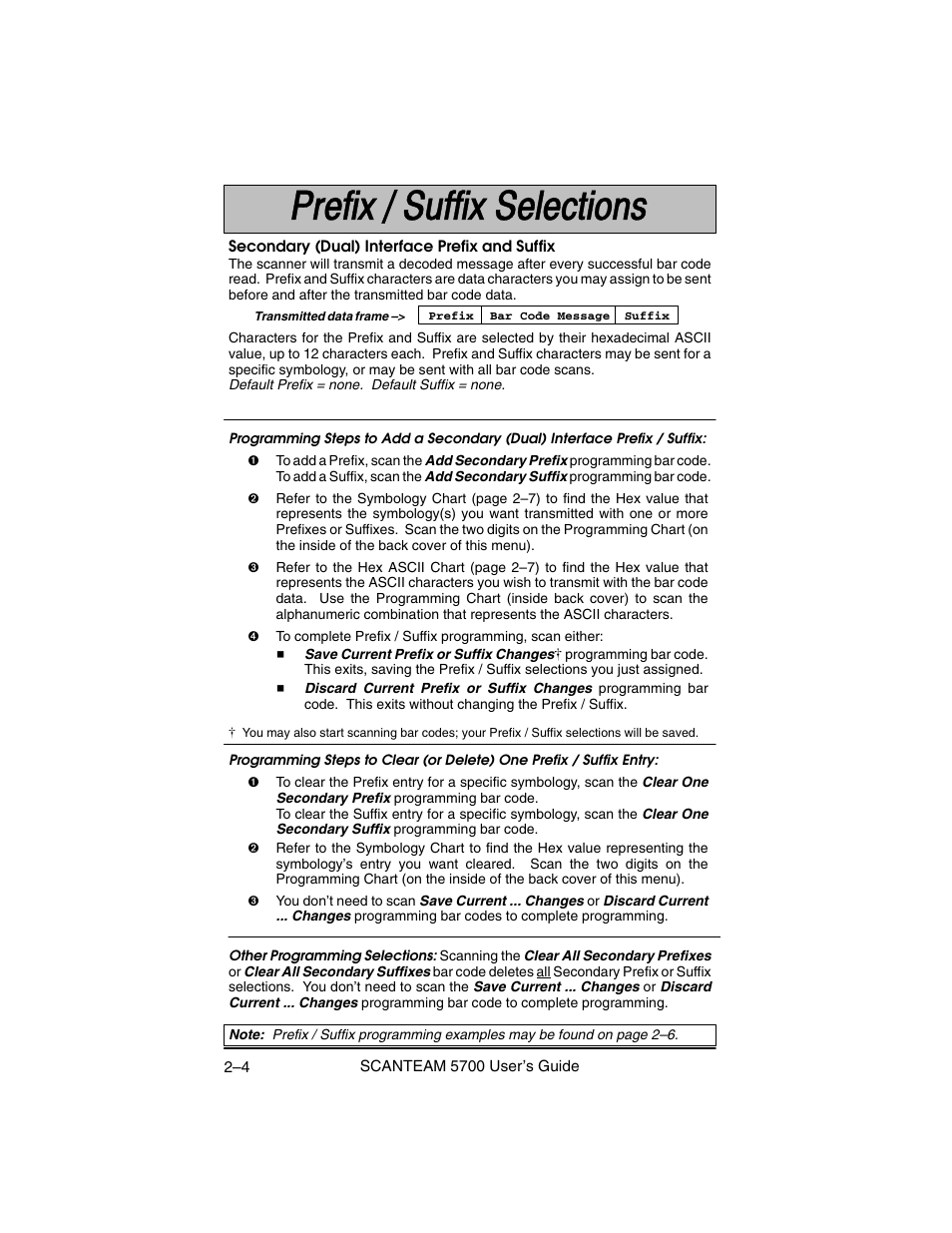 Hand Held Products 5700 User Manual | Page 28 / 100