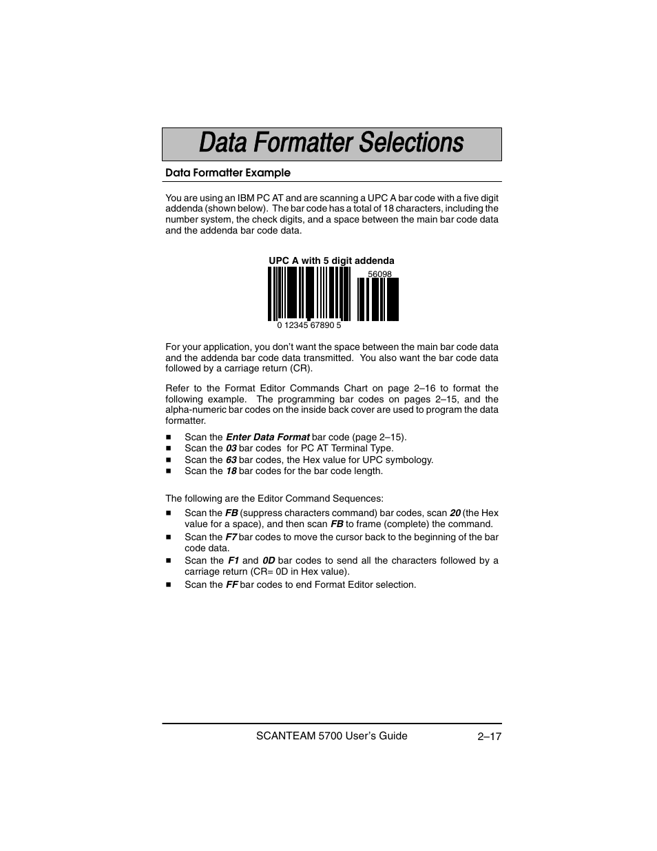 Hand Held Products 5700 User Manual | Page 41 / 100