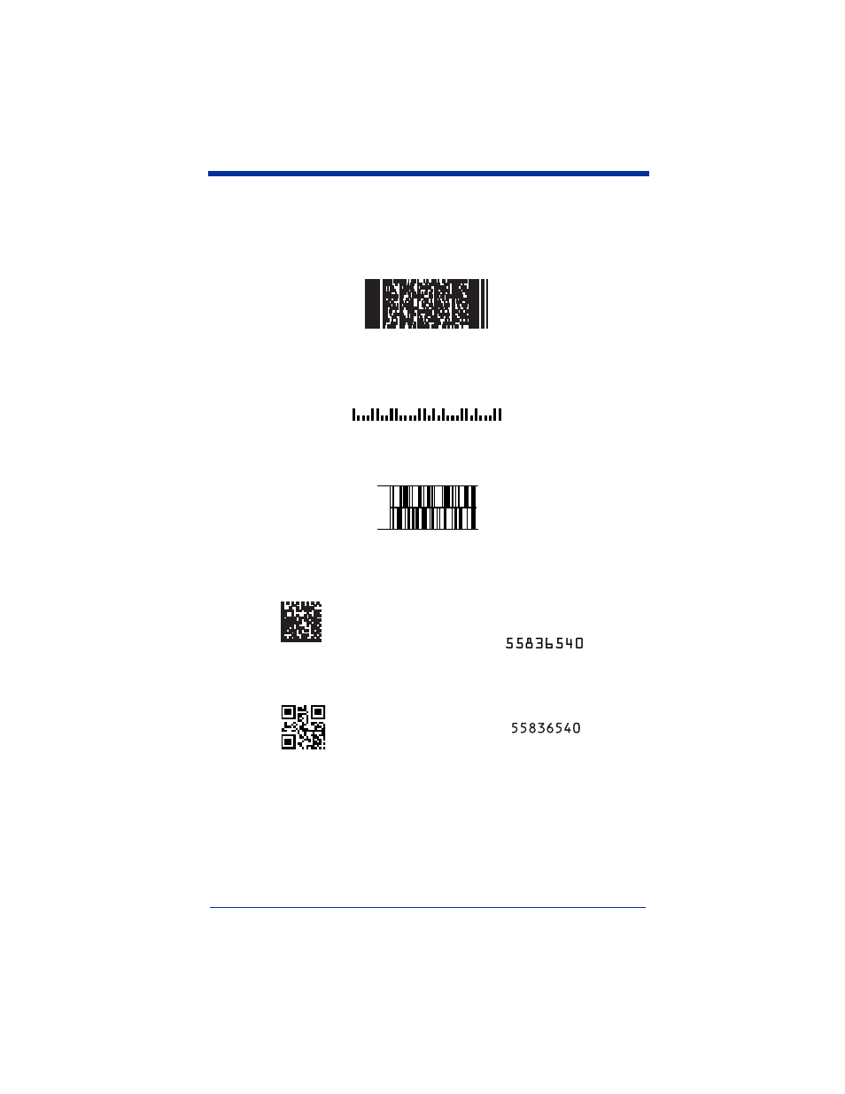 Sample symbols | Hand Held Products 4410 User Manual | Page 198 / 204