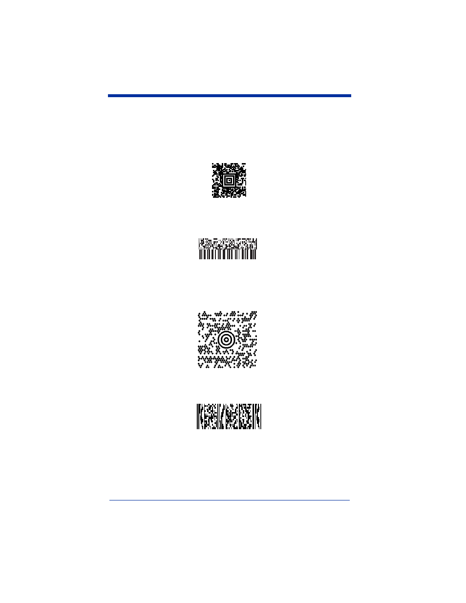 Sample symbols | Hand Held Products 4410 User Manual | Page 199 / 204