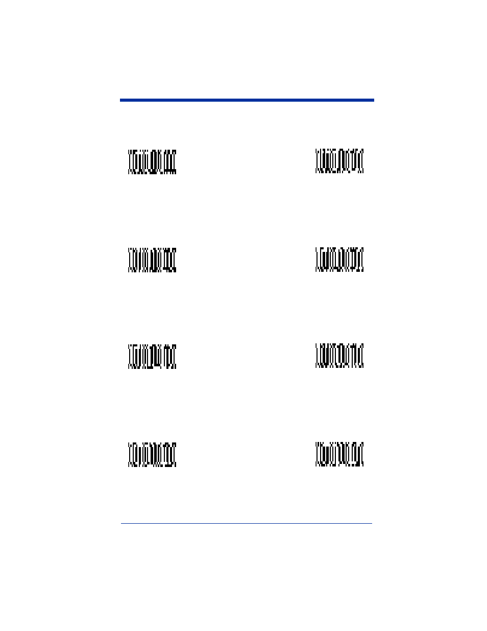 Programming chart | Hand Held Products 4410 User Manual | Page 202 / 204