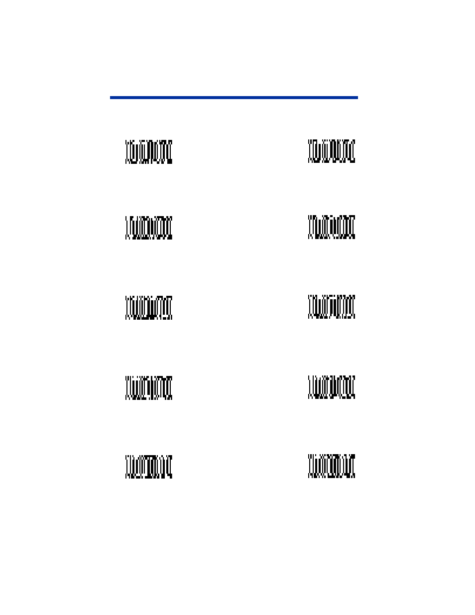 Programming chart | Hand Held Products 4410 User Manual | Page 203 / 204
