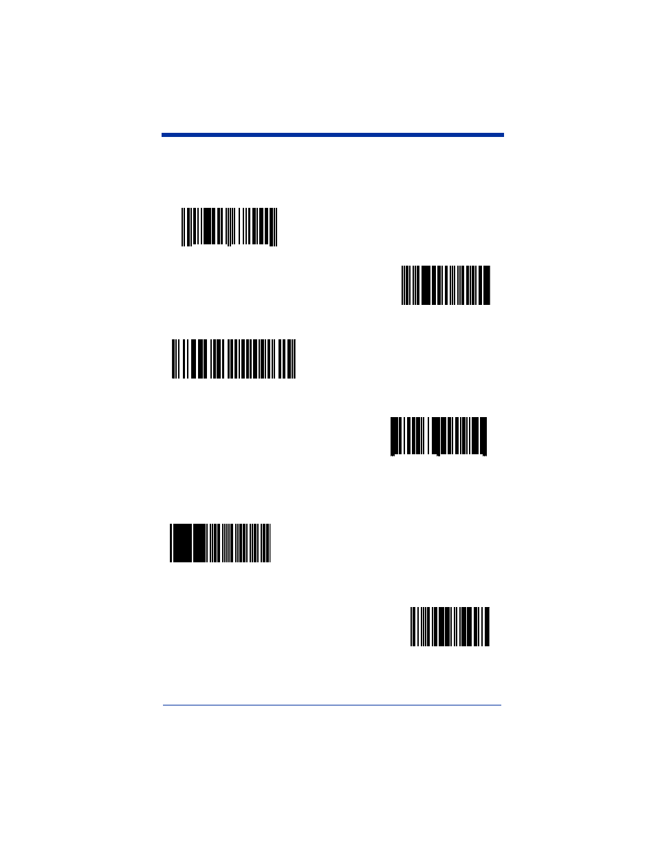 Sample symbols | Hand Held Products IT3800 User Manual | Page 160 / 164