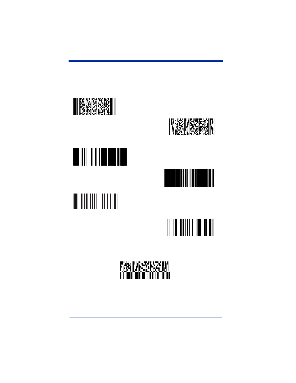 Sample symbols | Hand Held Products IT3800 User Manual | Page 161 / 164