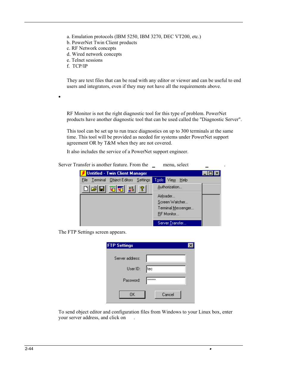 Hand Held Products DOLPHIN 9500 User Manual | Page 54 / 132