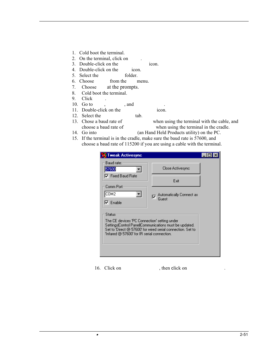 Hand Held Products DOLPHIN 9500 User Manual | Page 61 / 132