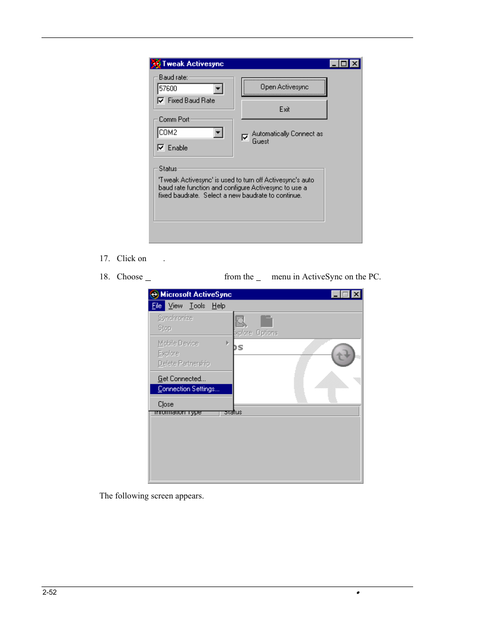 Hand Held Products DOLPHIN 9500 User Manual | Page 62 / 132