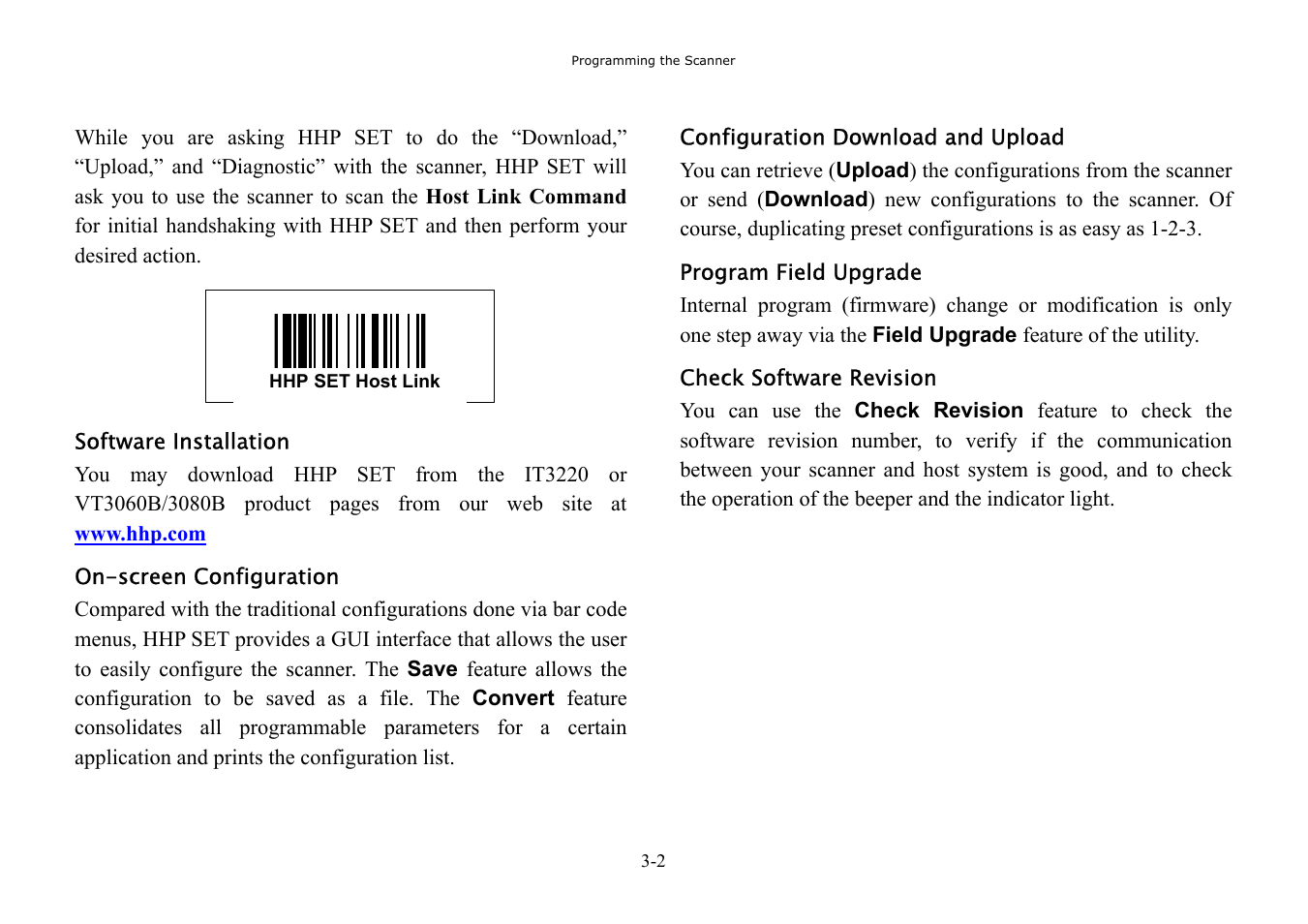 Hand Held Products 3080 User Manual | Page 16 / 67