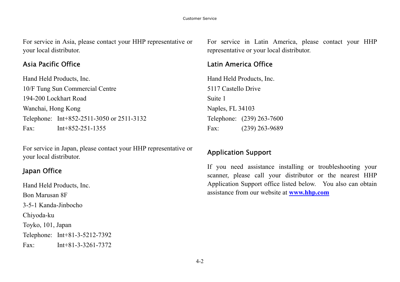 Hand Held Products 3080 User Manual | Page 54 / 67