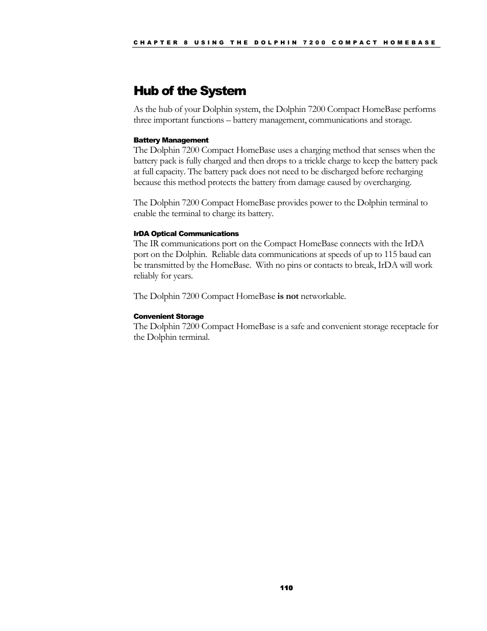 Hub of the system | Hand Held Products 7200/UG User Manual | Page 110 / 181