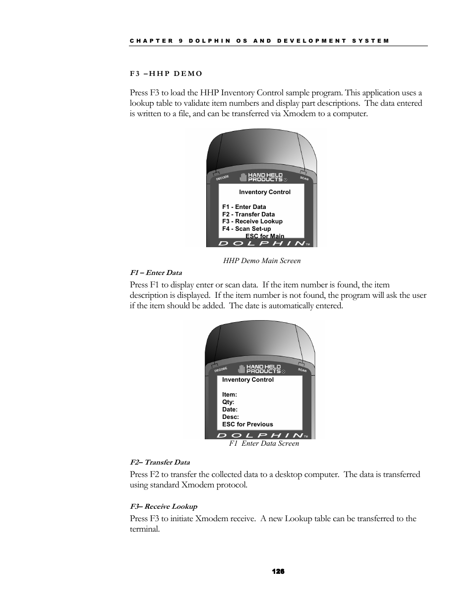 Hand Held Products 7200/UG User Manual | Page 126 / 181