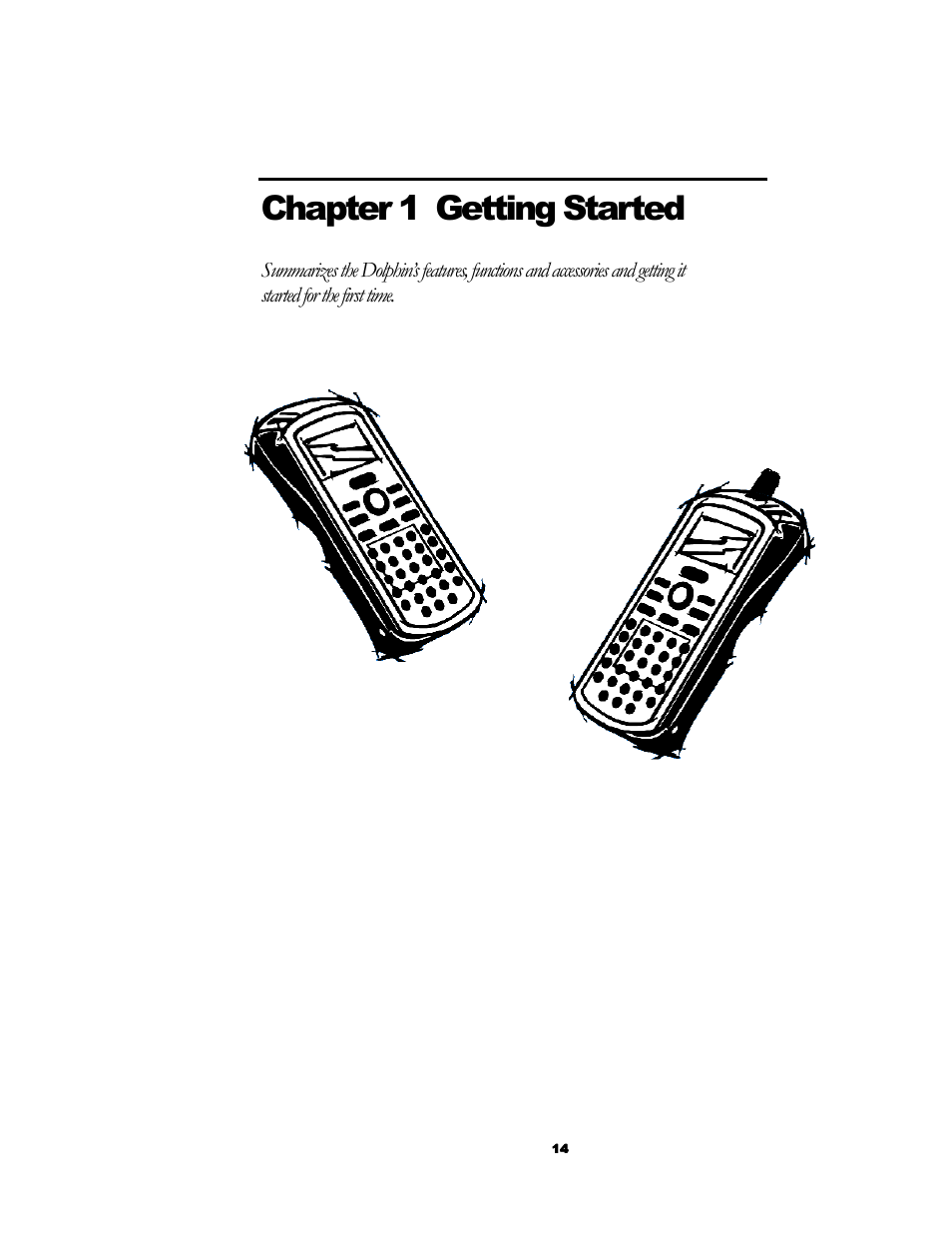 Chapter 1 getting started | Hand Held Products 7200/UG User Manual | Page 14 / 181