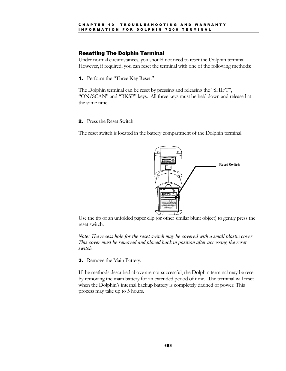 Hand Held Products 7200/UG User Manual | Page 151 / 181