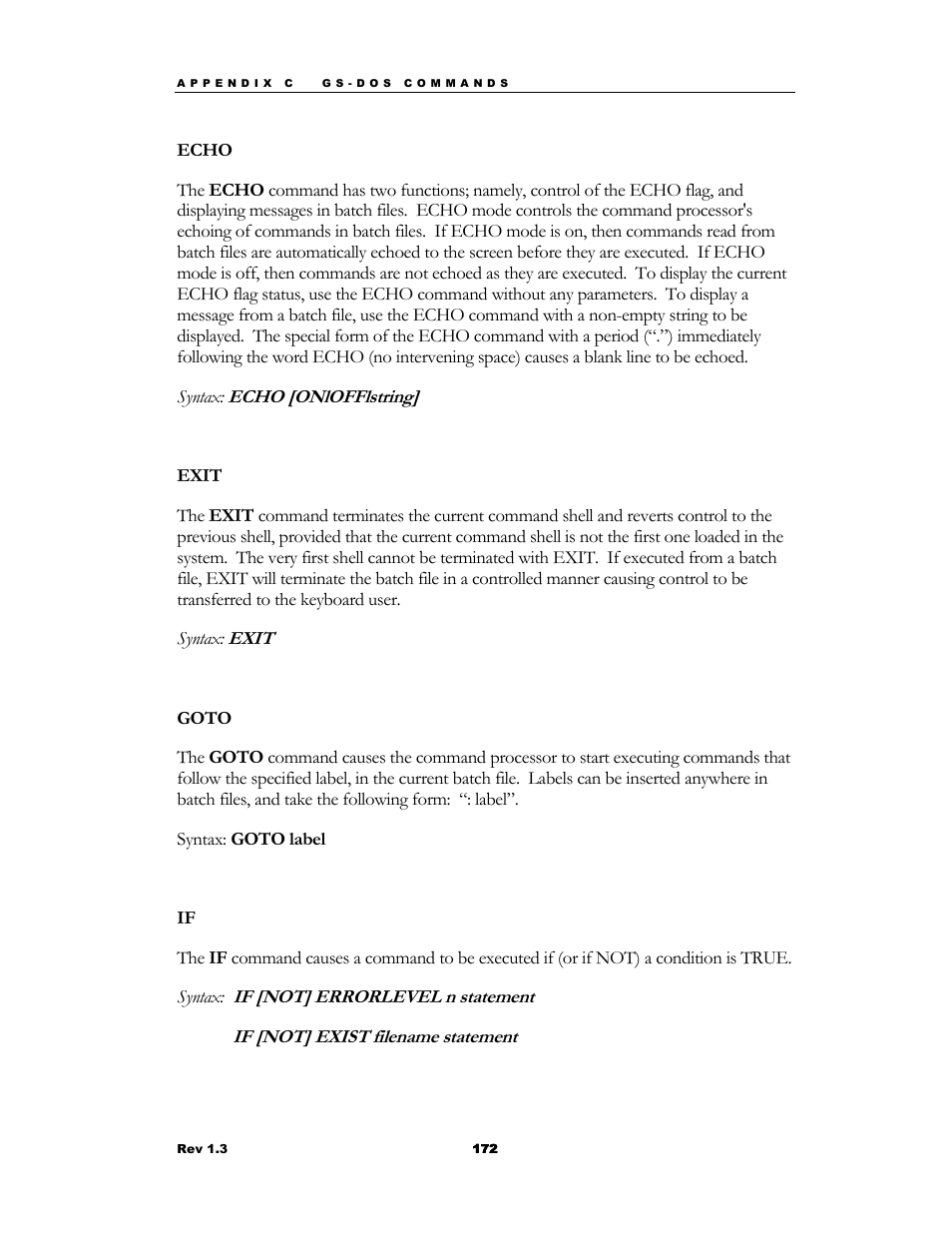 Hand Held Products 7200/UG User Manual | Page 172 / 181