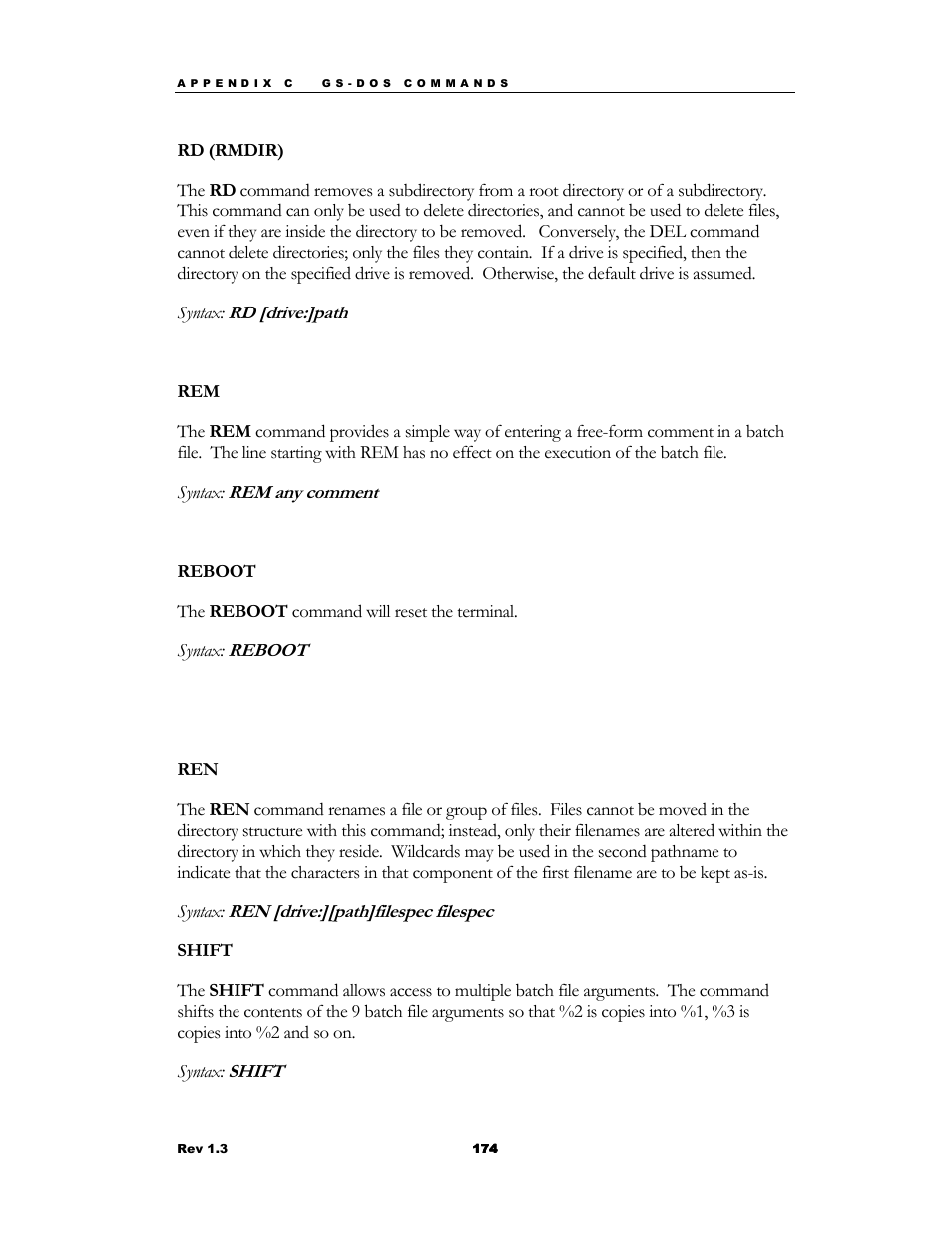 Hand Held Products 7200/UG User Manual | Page 174 / 181