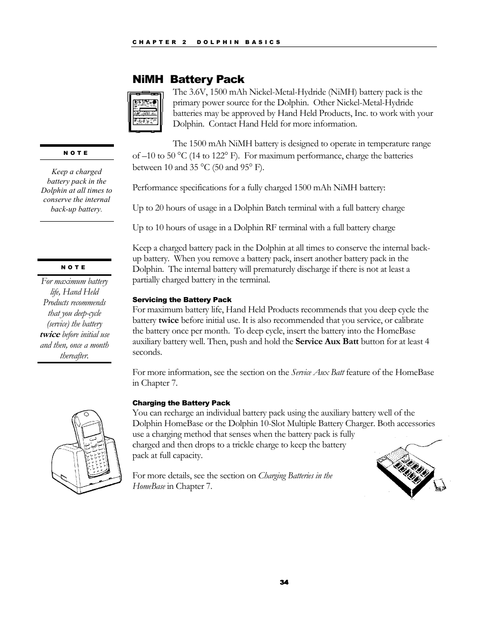 Nimh battery pack | Hand Held Products 7200/UG User Manual | Page 34 / 181