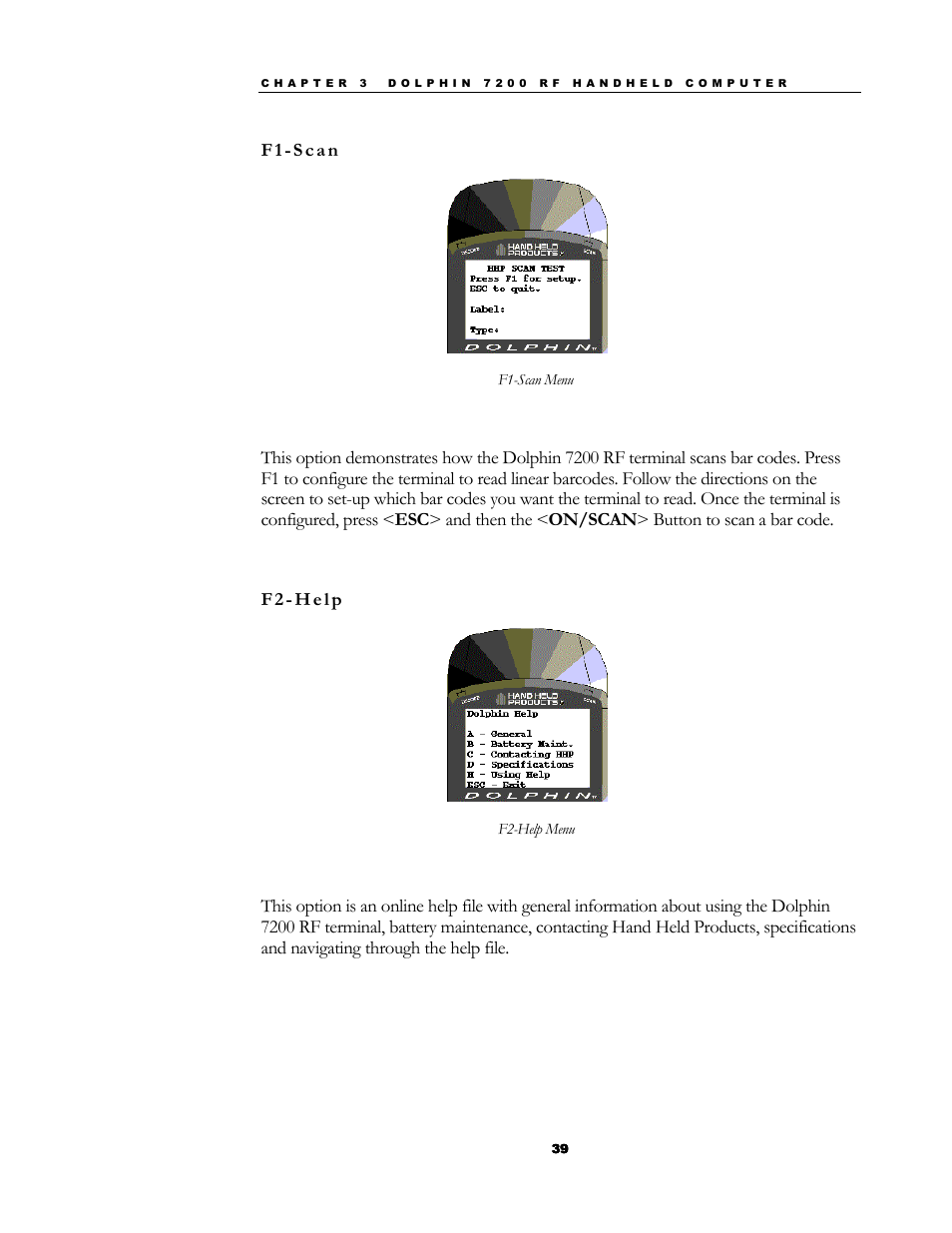 Hand Held Products 7200/UG User Manual | Page 39 / 181