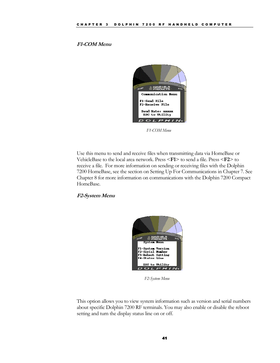 Hand Held Products 7200/UG User Manual | Page 41 / 181