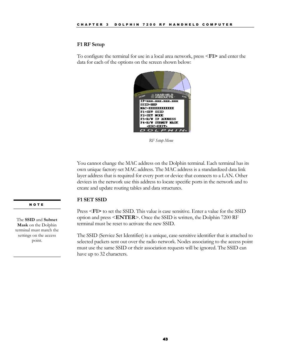 Hand Held Products 7200/UG User Manual | Page 43 / 181